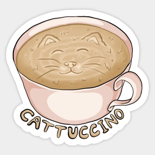 Cattuccino Sticker